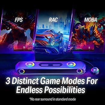 Amazon.com: OXS Thunder Pro+ Gaming Soundbar with Wireless